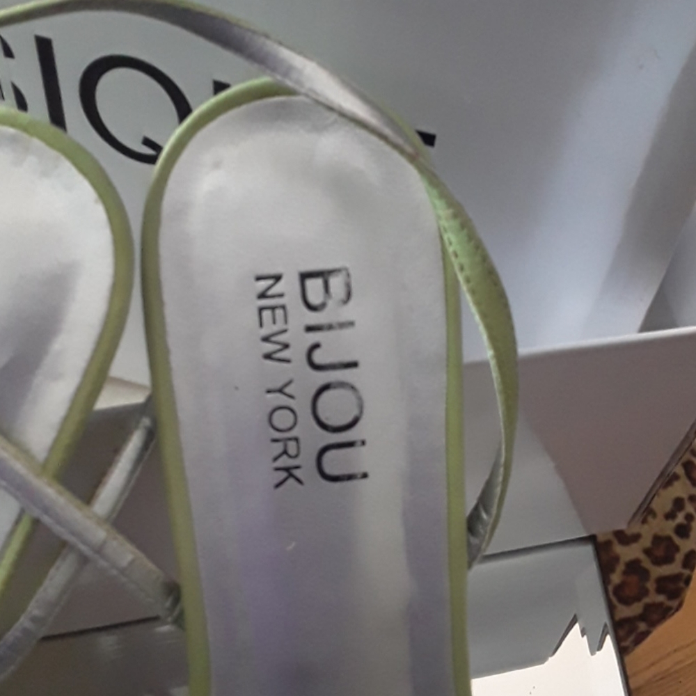 Mint Green Sandals - Picture 3 of 9